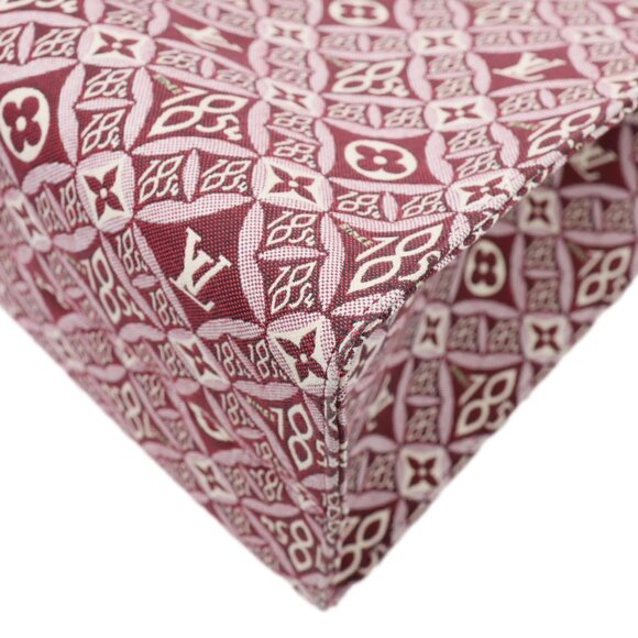 Louis Vuitton Since 1854 Onthego GM Jacquard Shoulder Bag Red - Picture 9 of 15